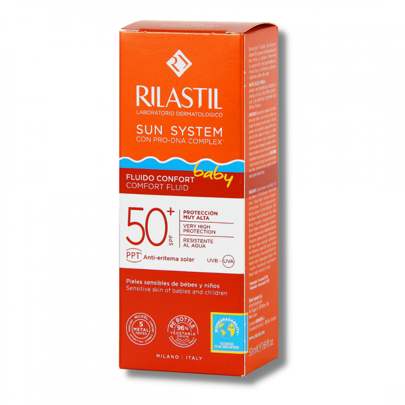 Rilastil Sun System Spf50 Baby Comfort 50 Ml Parafarmacia Salunatur