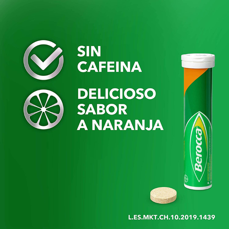 Berocca Performance Naranja 30 Comprimidos Efervescentes Salunatur