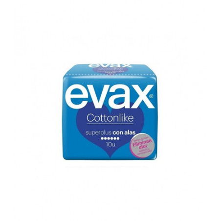 EVAX COTTONLIKE SUPER PLUS COMPRESA CON ALAS 10 UDS