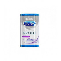 DUREX PRESERVATIVOS INVISIBLE EXTRA FINO LUBRICADO 12 UDS