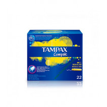 TAMPAX COMPAK REGULAR 22 TAMPONES