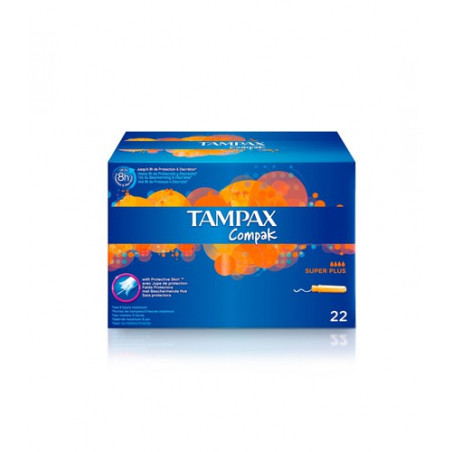 TAMPAX COMPAK SUPER PLUS 22 UDS