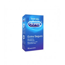 DUREX PRESERVATIVOS EXTRA SEGURO 12 UDS