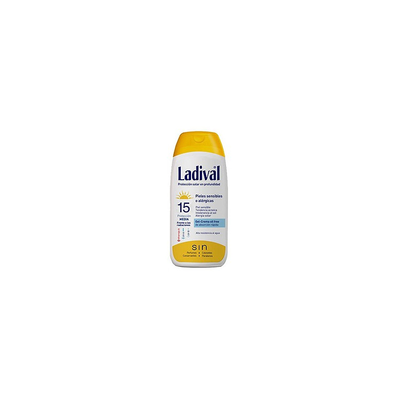 LADIVAL FOTOPROTECTOR PIELES SENSIBLES GEL CREMA SPF15 200 ML