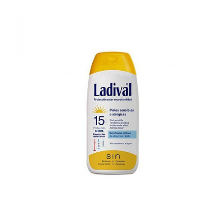 LADIVAL FOTOPROTECTOR PIELES SENSIBLES GEL CREMA SPF15 200 ML