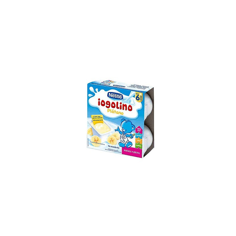 Nestle iogolino platano 4 tarrinas de 100 gr