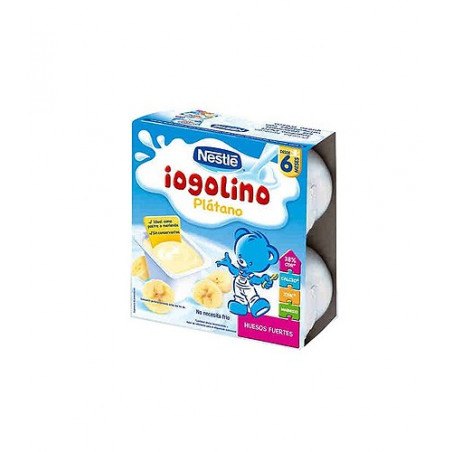 Nestle iogolino platano 4 tarrinas de 100 gr