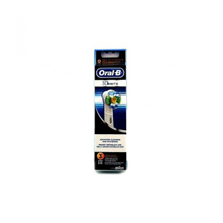 ORAL B RECAMBIO CEPILLO ELECTRICO 3D WHITE 3 UDS