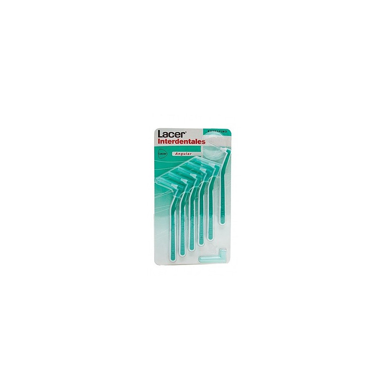 LACER CEPILLO INTERDENTAL ANGULAR EXTRAFINO 6 UDS