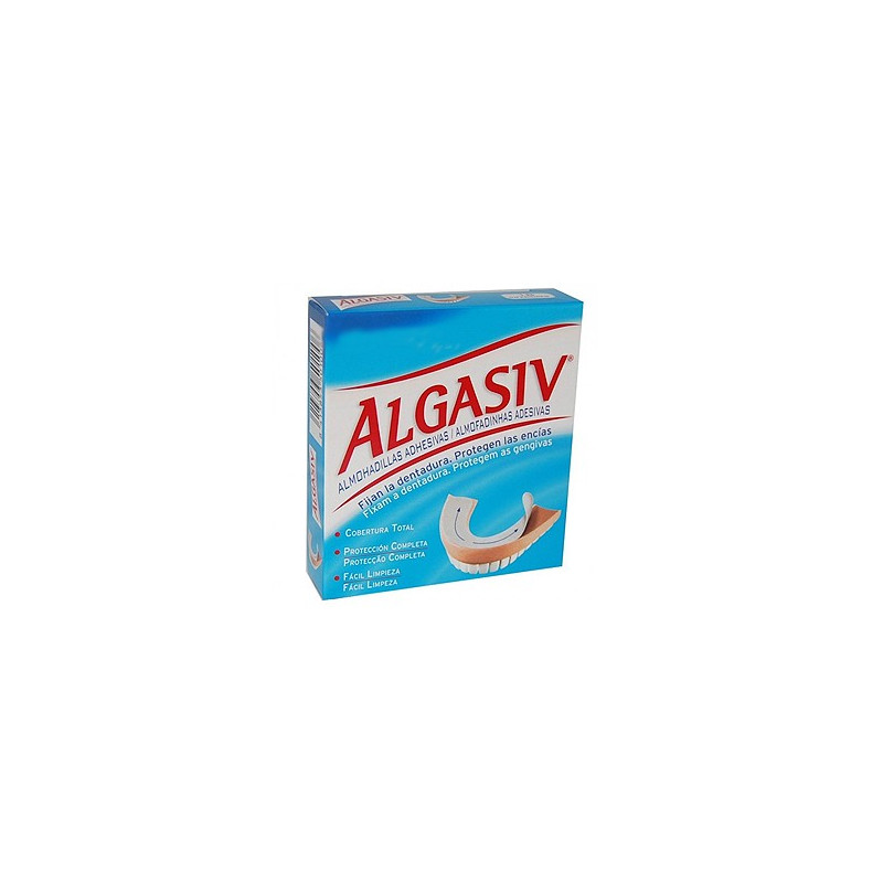 ALGASIV ALMOHADILLAS ADHESIVAS DENTADURA SUPERIOR 18 UDS