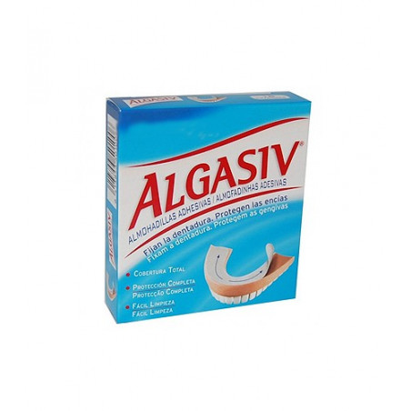 ALGASIV ALMOHADILLAS ADHESIVAS DENTADURA SUPERIOR 18 UDS