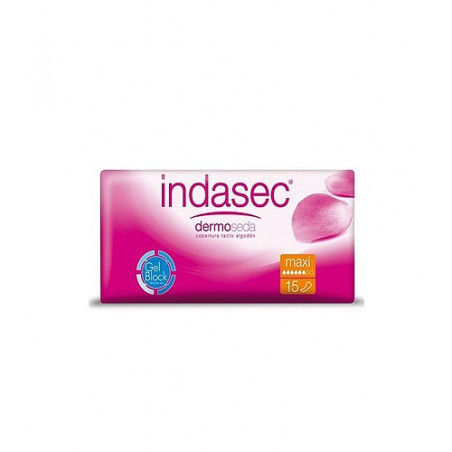 INDASEC COMPRESAS MAXI 15 UDS  (600 ML)