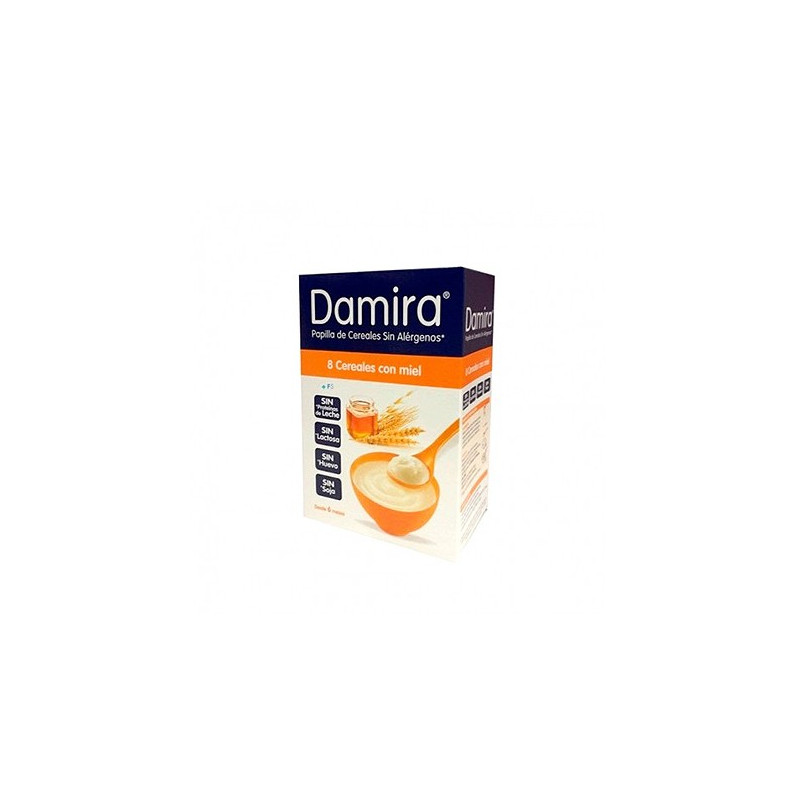 DAMIRA PAPILLA 8 CEREALES MIEL 600 G