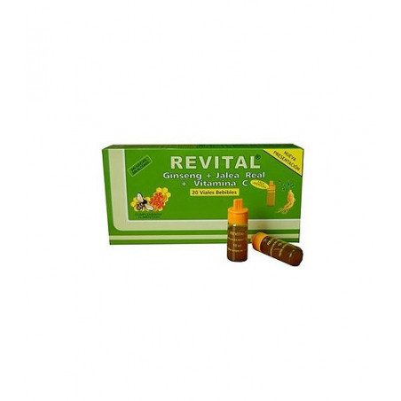 REVITAL GINSENG JALEA REAL VITAMINA C 20 AMPOLLAS BEBIBLES