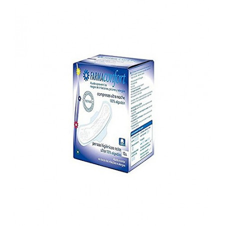 FARMACONFORT COMPRESAS EX-PLANA NOCHE CON ALAS 10 UDS