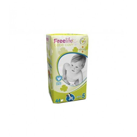 FREELIFE BEBECASH PAÑAL JUNIOR 11-25 KG T5 44 UDS