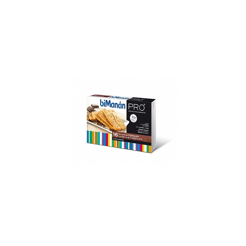 BIMANAN PRO GALLETAS CEREALES CHOCOLATE 16 UDS