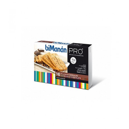 BIMANAN PRO GALLETAS CEREALES CHOCOLATE 16 UDS