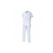 PIJAMA BLANCO C/ PICO T-S 1 UD