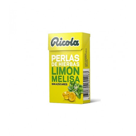 RICOLA PERLAS SIN AZÚCAR-LIMÓN 25GR