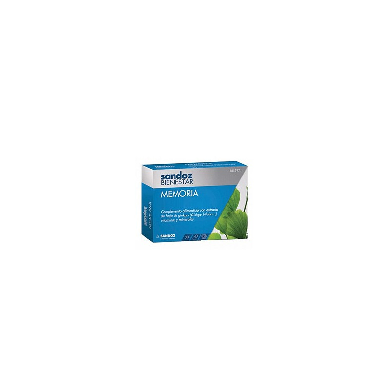 Sandoz bienestar memoria 30 capsulas