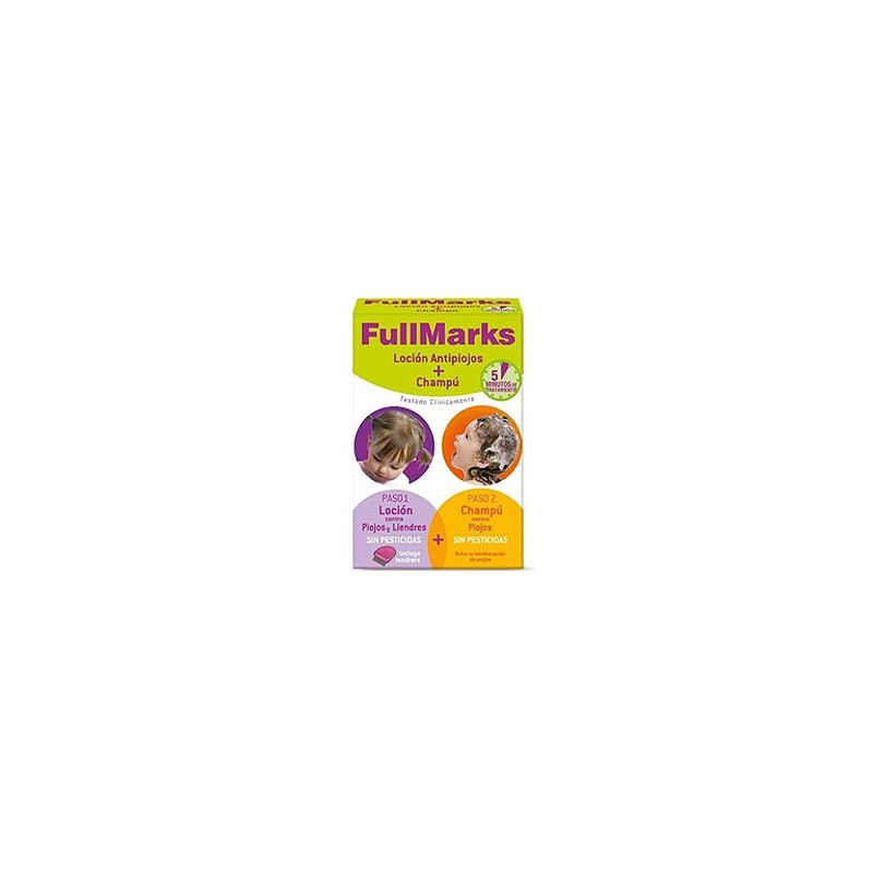 FULLMARKS PEDICULICIDA CHAMPÚ POSTRATAMIENTO + LOCIÓN PACK