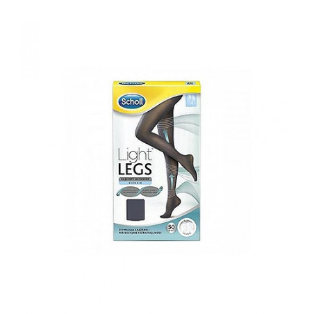 MEDIAS E.T. CINT COMPRENSIÓN LIGERA 20 DEN SCHOLL LIGHT LESS NEGRO TALLA M