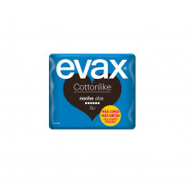 EVAX COMPRESAS COTTONLIKE ALAS NOCHE 9UDS