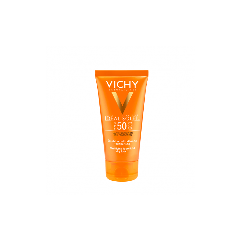 Vichy ideal soleil spf 50+ emulsion tacto seco 50 ml