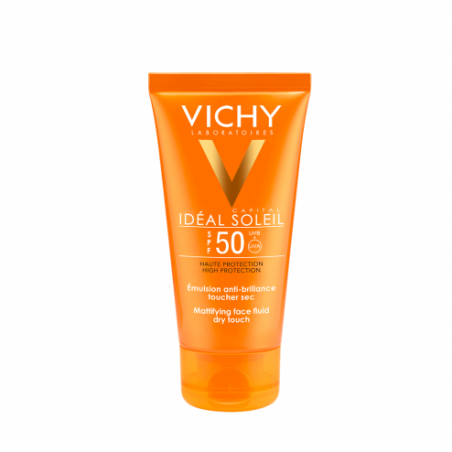 Vichy ideal soleil spf 50+ emulsion tacto seco 50 ml