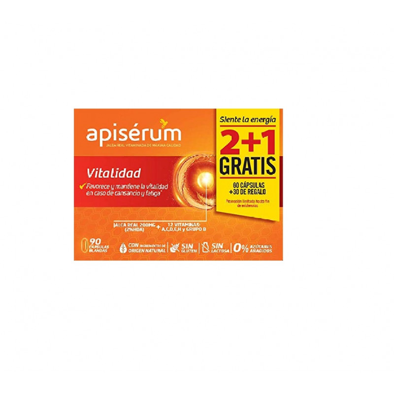 APISERUM VITAMINAS 90 CAPSULAS PACK 3 MESES