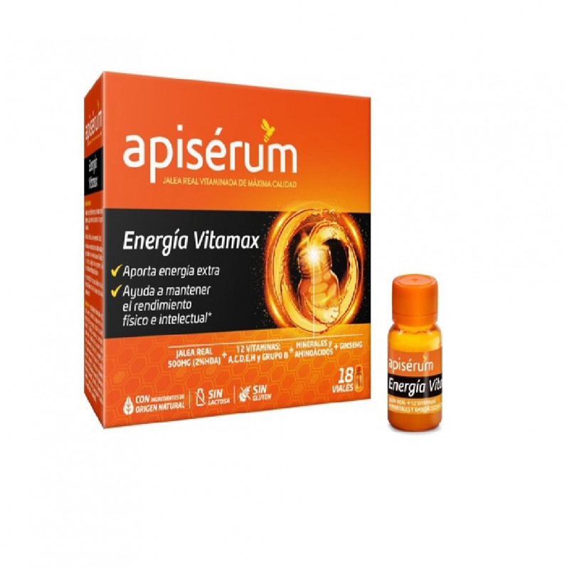 APISERUM ENERGIA VITAMAX 18 VIALES