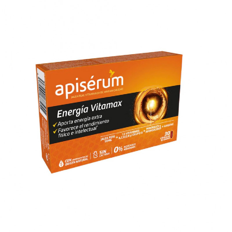 APISERUM ENERGIA VITAMAX 30 CAPSULAS BLANDAS