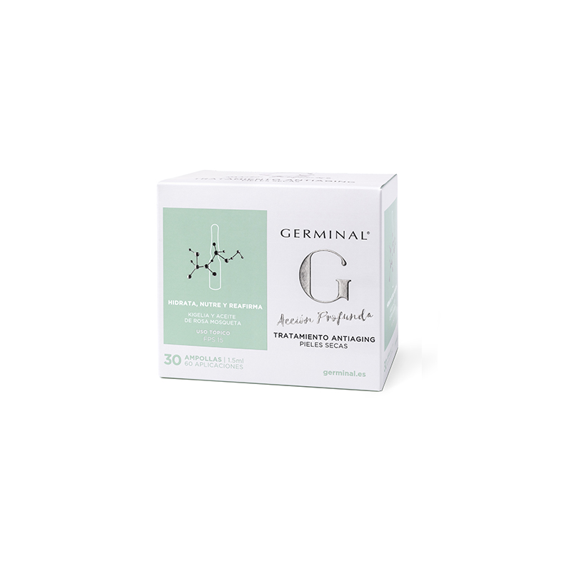 GERMINAL ACCION PROFUNDA TRATAMIENTO ANTIAGING 30 AMPOLLAS X 1,5 ML