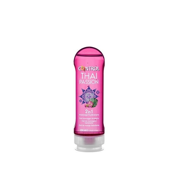 Control thai passion 2 en 1 massaje & pleasure gel 200 ml