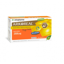 ARKOPHARMA ARKOREAL JALEA REAL 2500 MG BIO SIN AZUCAR 20 AMPOLLAS