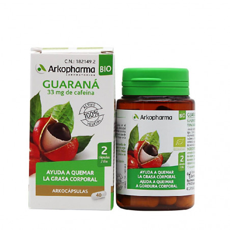 ARKOPHARMA GUARANA  40 CÁPSULAS