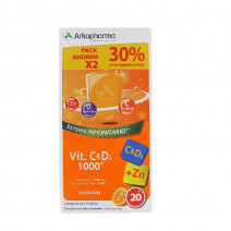 ARKOPHARMA VITAMINA C & D3 1000 2 X 20 COMPRIMIDOS EFERVESCENTES