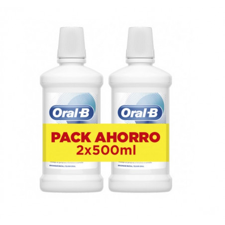 Oral b duplo colutorio gum & enamel encias y esmalte 2 x 500 ml