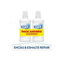 Oral b duplo colutorio gum & enamel encias y esmalte 2 x 500 ml