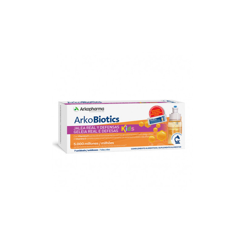 ARKOBIOTICS JALEA REAL Y DEFENSAS NIÑOS 7 UNIDOSIS