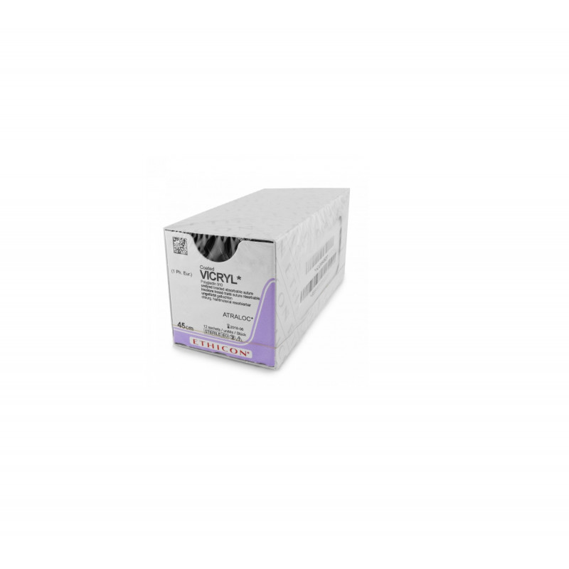 Sutura vicryl 5/0 ref:v493h caja 36 uds