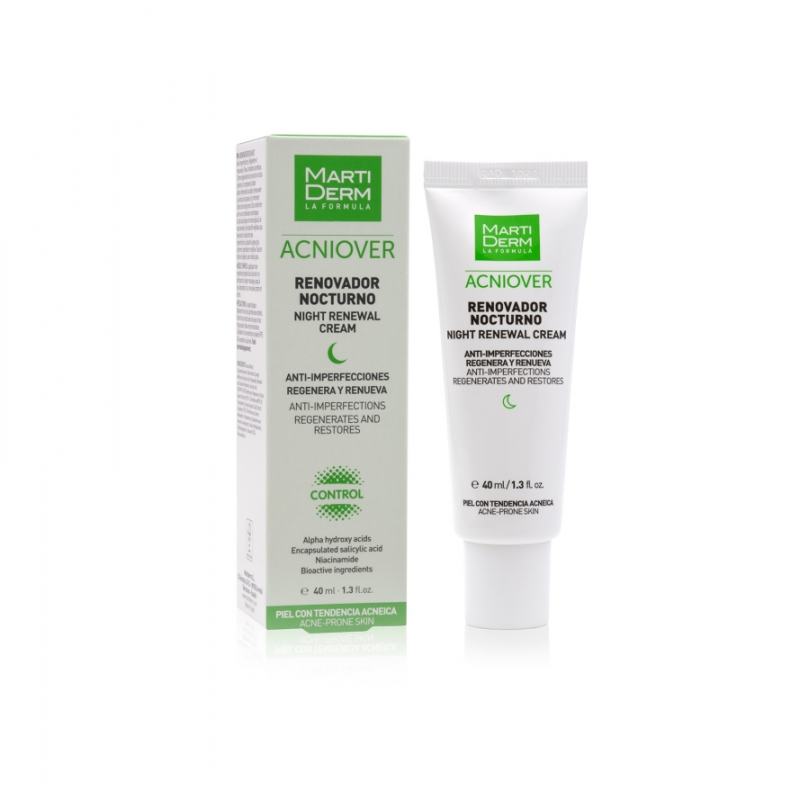 Martiderm Acniover renovador nocturno 40 ml