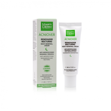 Martiderm Acniover renovador nocturno 40 ml