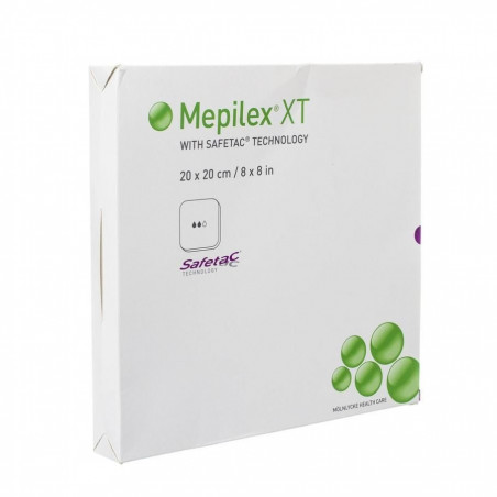 Aposito mepilex xt 20x20cm ref:211400 caja 5 uds