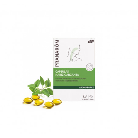 Pranarom aromaforce capsulas nariz garganta 30 capsulas