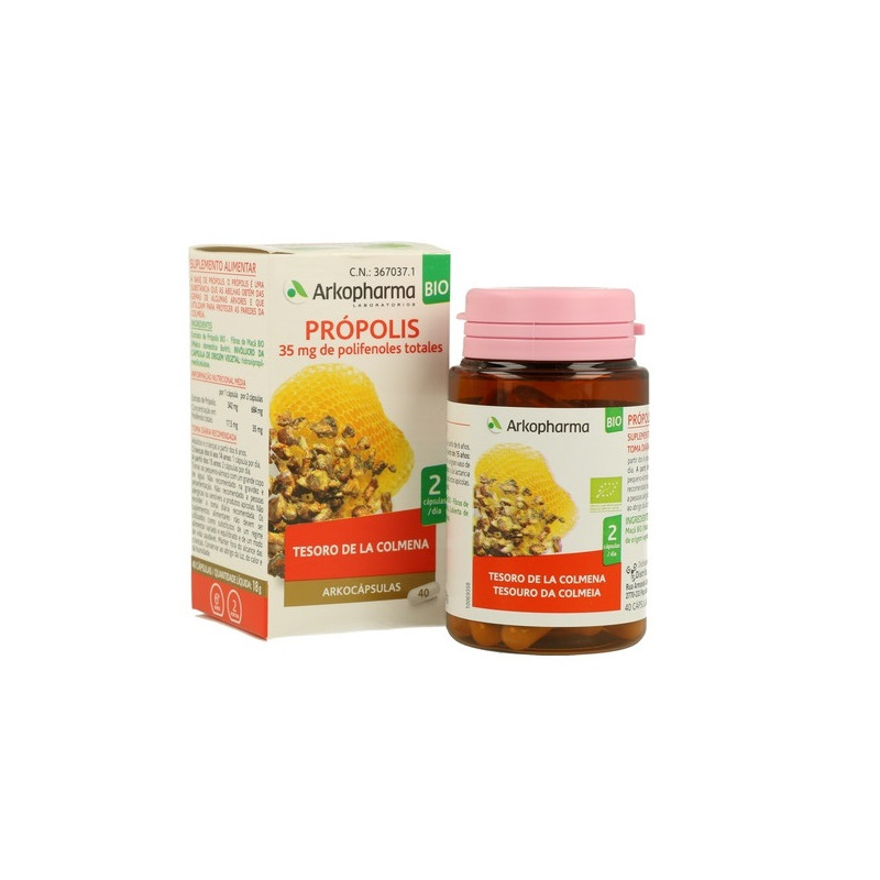 ARKOCAPSULAS PROPOLIS BIO 40 CAPSULAS