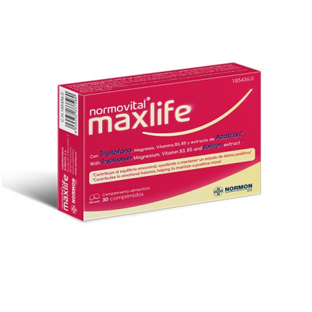 Normovital maxlife 30 comprimidos