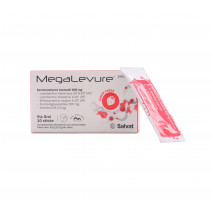 MEGALEVURE probiotico FRESA 10 STICKS