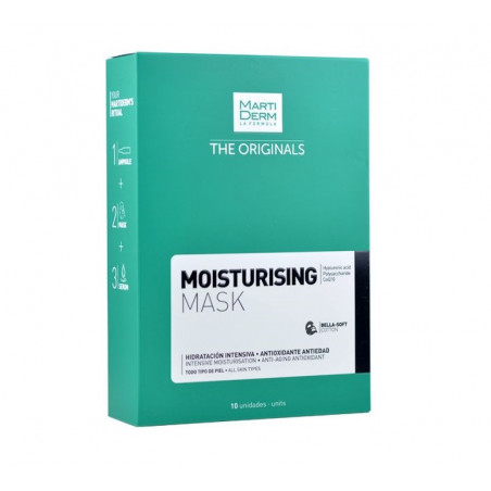 Martiderm moisturising mascarilla 10 uds